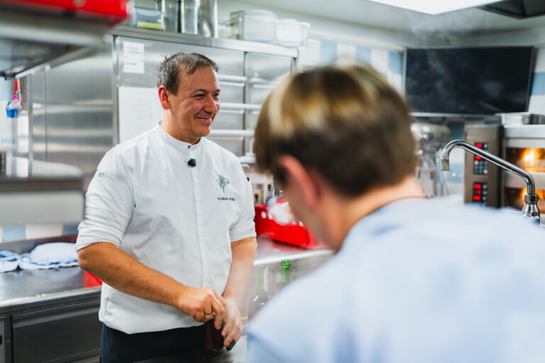 Koch im Winterstellgut